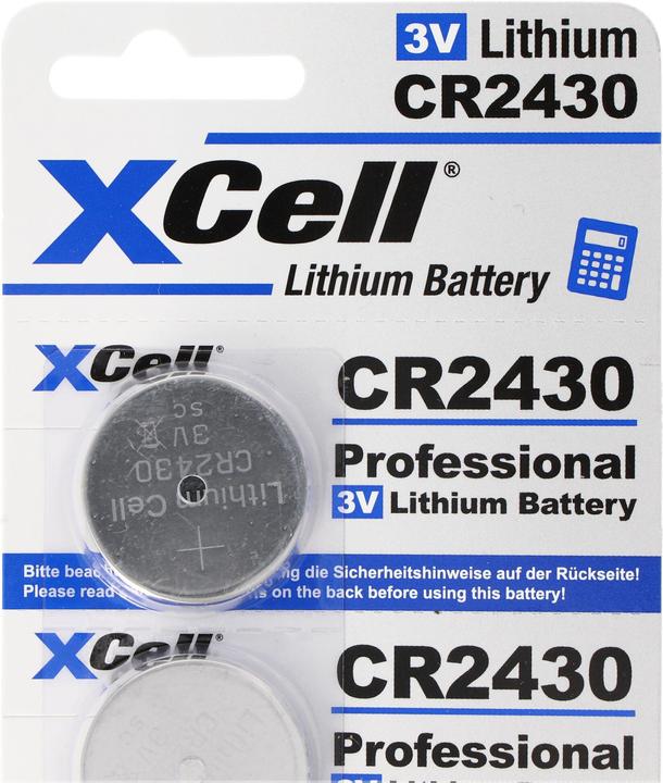 Image du produit XCell Batterie CR2430, 5er Set (5 pcs, CR2430, 290 mAh)