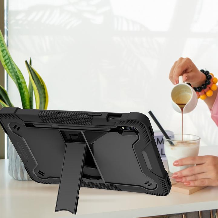 Produktbild Cazy Stossfest Hülle Kompatibel mit Samsung Galaxy Tab S8 - Schutz Fallfest Hülle - mit Stand Funktion 3 (Galaxy Tab S8)