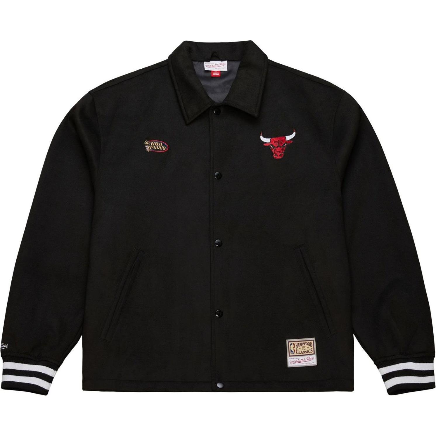 Mitchell & Ness, Damen, Jacke, Coaches Jacke - VARSITY Chicago Bulls - XL (XL), Schwarz, XL