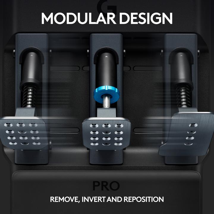 Produktbild Logitech G Pro Racing Pedals (PC, PS4, Xbox Series X, Xbox Series S, Xbox One X, PS5, Xbox One S)