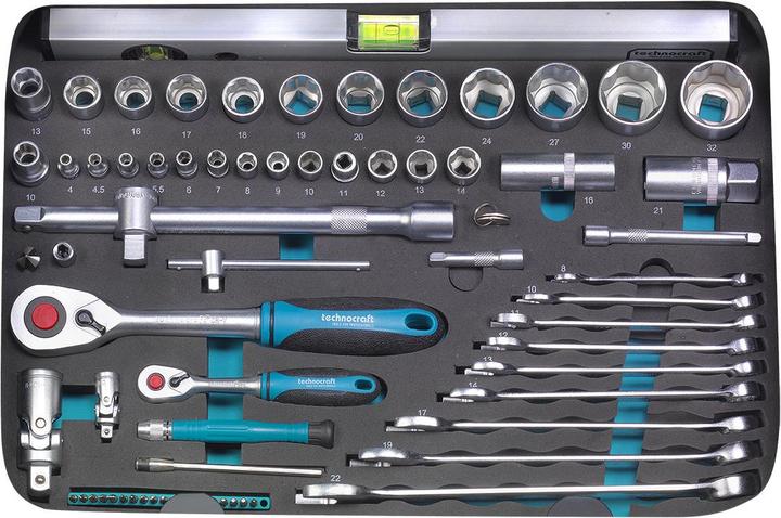 Produktbild technocraft ABS-Werkzeugkoffer PRO CHROME PREMIUM 152-tlg (152 Teile)