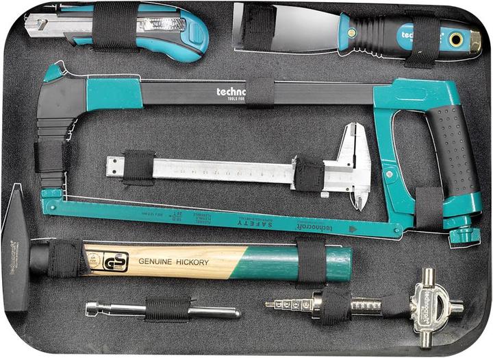 Produktbild technocraft ABS-Werkzeugkoffer PRO CHROME PREMIUM 152-tlg (152 Teile)