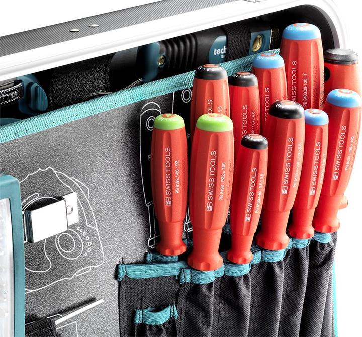 Produktbild technocraft ABS-Werkzeugkoffer PRO CHROME PREMIUM 152-tlg (152 Teile)