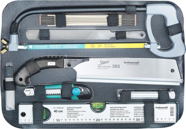 Produktbild technocraft ABS-Werkzeugkoffer PRO CHROME WOOD 116-tlg (116 Teile)