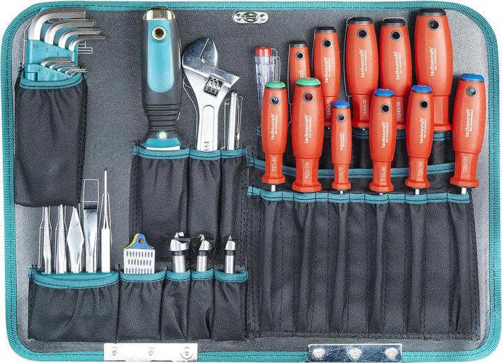 Produktbild technocraft ABS-Werkzeugkoffer PRO CHROME WOOD 116-tlg (116 Teile)