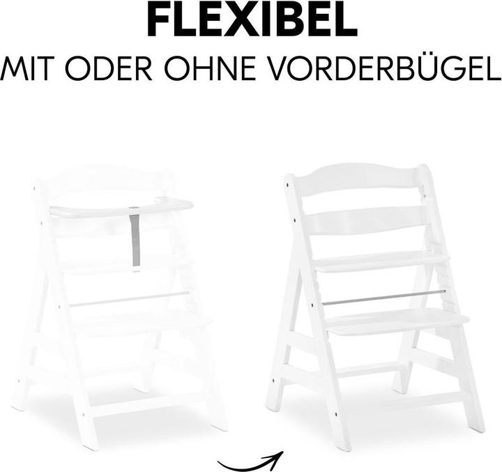 Produktbild Hauck Hochstuhl Alpha Plus - im Sparset inkl. Sitzkissen (Treppenhochstuhl)