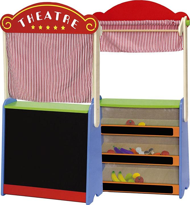 Immagine prodotto Viga Toys Teatro delle marionette e chiosco