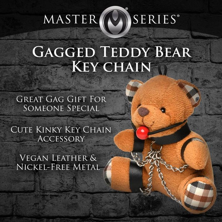Actual product image Master Series Geknebelter Teddybär Schlüsselanhänger