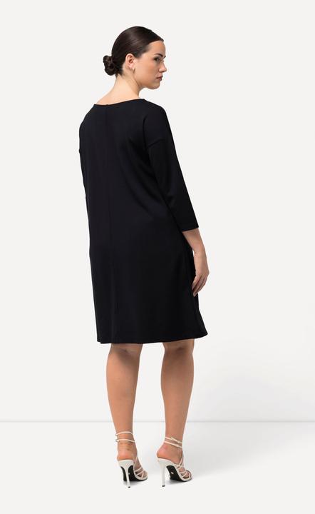 Produktbild Ulla Popken Minikleid, Punto di Roma, U-Boot-Ausschnitt, 3/4-Arm (46, 48)