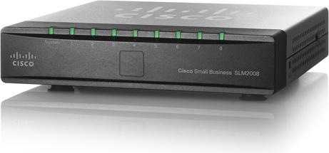 Produktbild Cisco SLM2008, Smart Managed 8 Port Gigabit Switch (8 Ports)