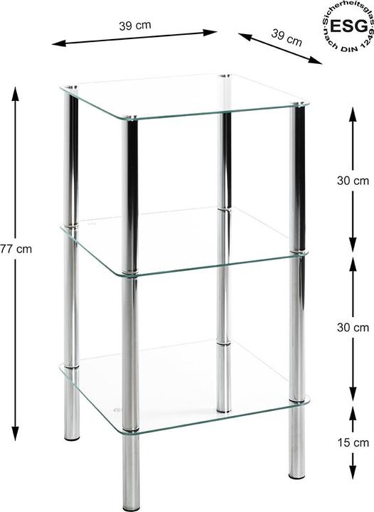 Actual product image HAKU Möbel Regal (39 x 39 x 77 cm)