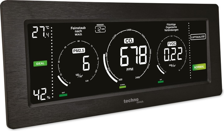 Actual product image Technoline WL 1035 Air Quality Monitor (Measuring device case)