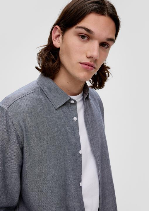 Produktbild s.Oliver Hemd Hemd aus Twill (XXL)