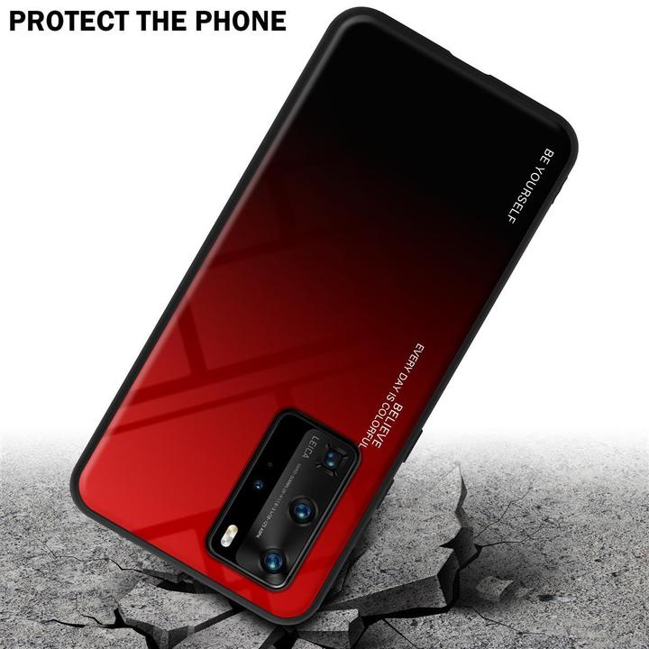 Immagine prodotto Cadorabo Copertura in vetro TPU 2 colori (Huawei P40 Pro+)