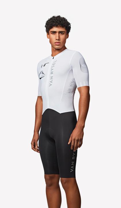 Actual product image Van rysel Zeitfahranzug Rennrad Sommer RCR-R 2 Team Herren Weiss (XL)