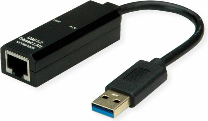 Actual product image Value USB3.2 Gen1 Gigabit Ethernet converter (USB-C 3.2 Gen 1, RJ45 Gigabit Ethernet (1x))
