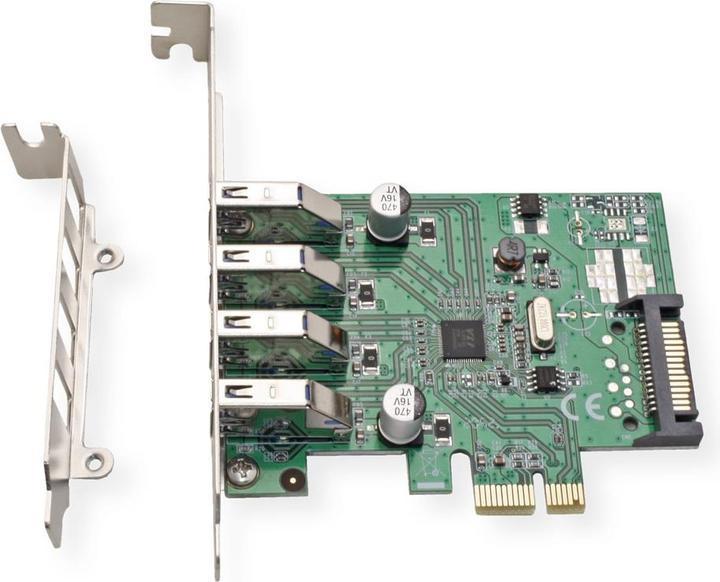 Image du produit Value Carte PCI Express, USB 3.2 Gen 1, 4 ports