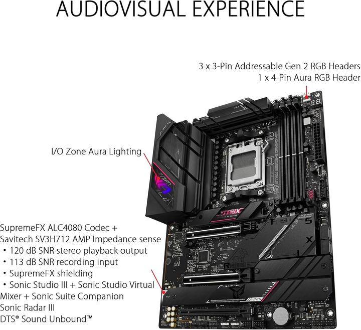 Produktbild ASUS ROG STRIX B650E-E GAMING WIFI (AM5, AMD B650E, ATX)