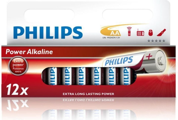 Philips Power Alkaline (12 Stk., AA)
