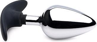 Actual product image Master Series Dark Invader Anal Plug Metal Large