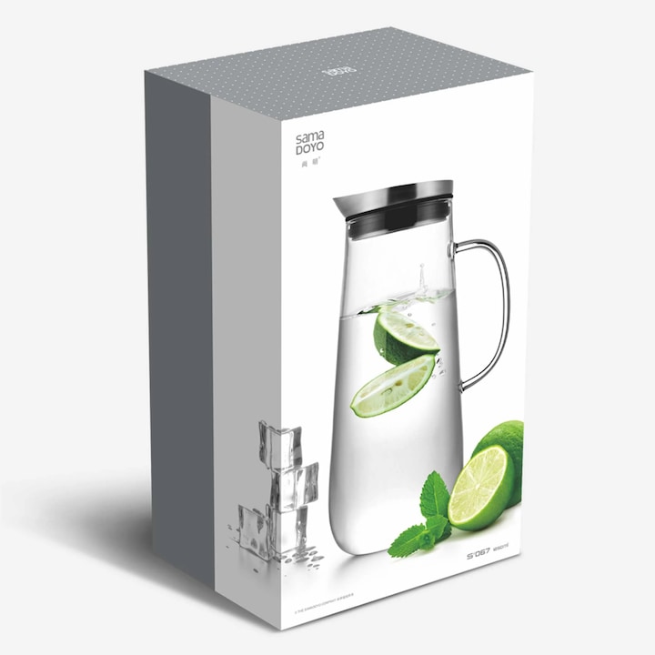 Image du produit Samadoyo Carafe en verre Ovale (1.25 l)
