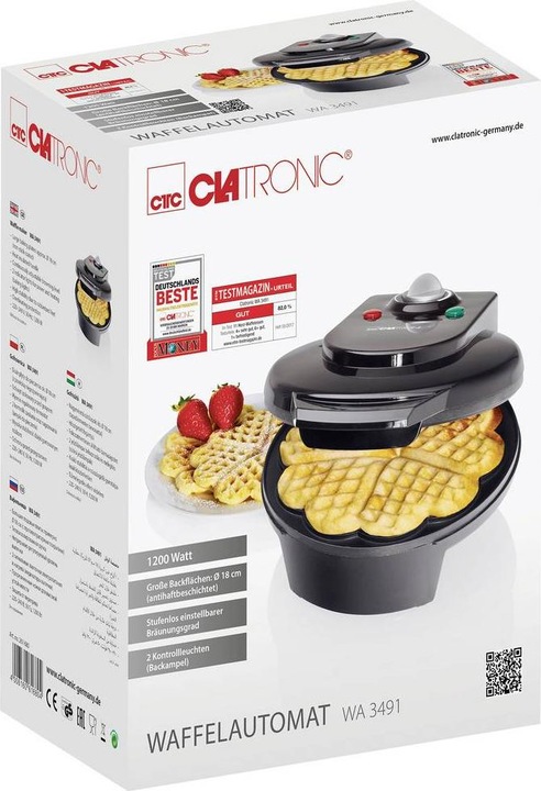 Image du produit Clatronic 261 680 5 gaufre(s)