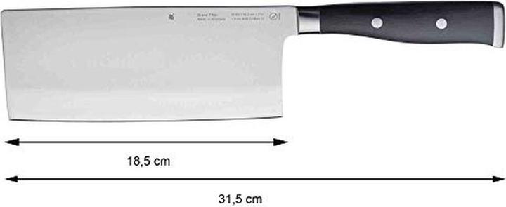 Produktbild WMF Chinesisches Kochmesser GRAND CLASS Schwarz (18.50 cm)