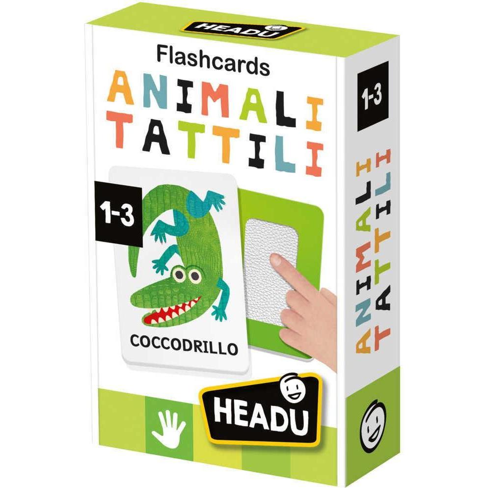 Headup Games Flashcards Animali Tattili Montessori