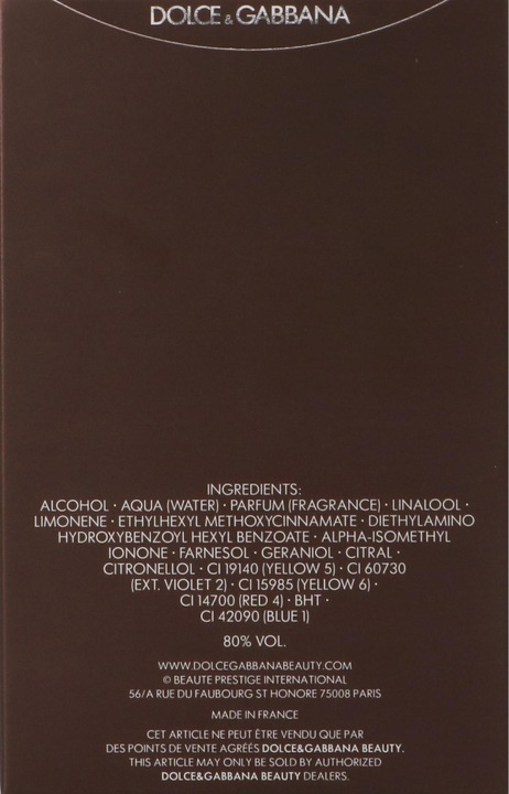 Actual product image Dolce & Gabbana The One For Men (Eau de toilette, 100 ml)