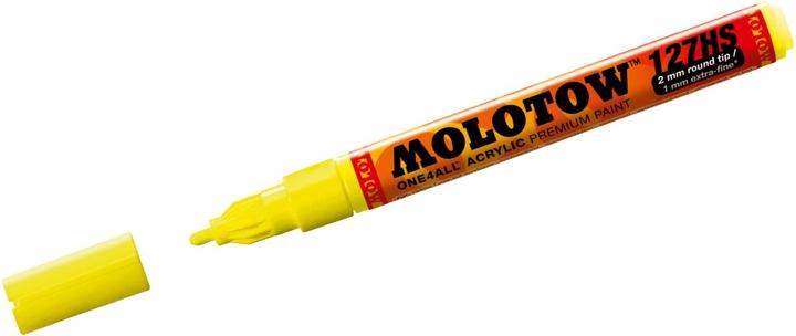 Image du produit Molotow Stylo feutre One4all 127HS neon yellow fluor (jaune fluo, 2 mm, 1 x)