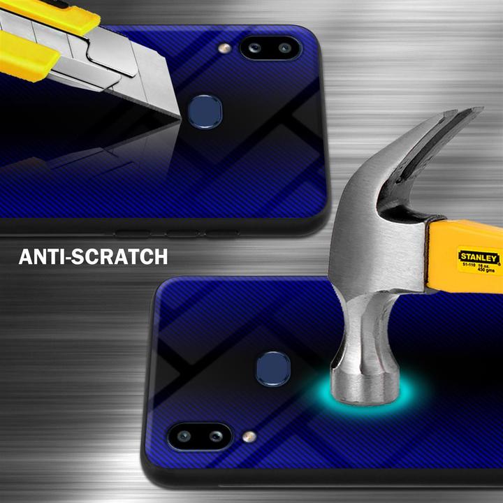 Productafbeelding Cadorabo TPU gestreepte glasplaat (Samsung Galaxy A10s, Samsung Galaxy M01s)