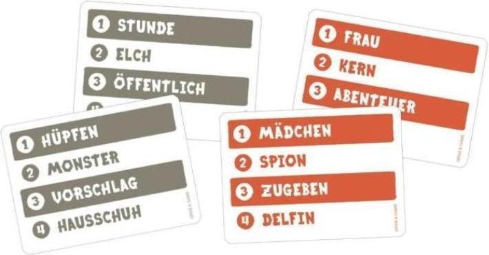 Actual product image Exploding Kittens EXKD0047 - Poetry for Neanderthals: Grab & Game (German)