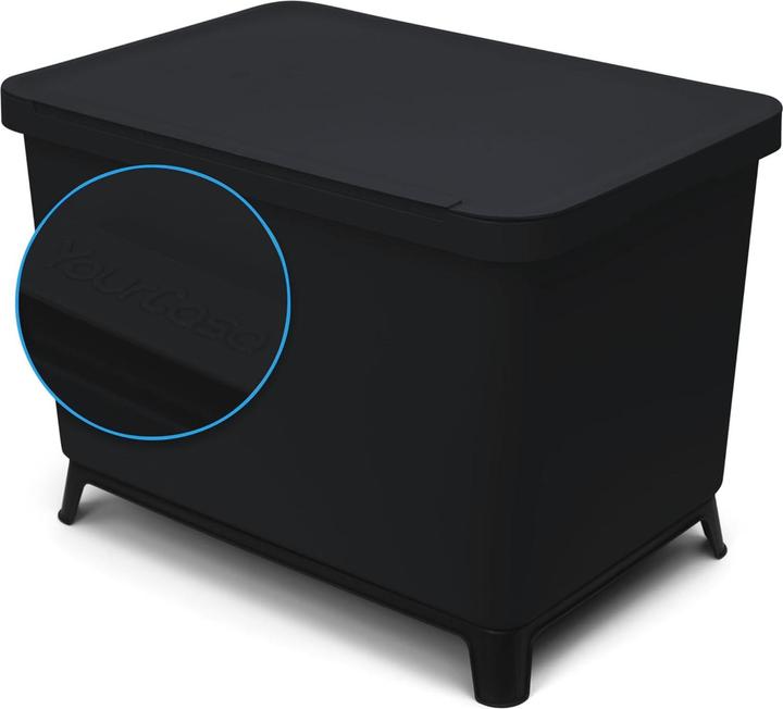 Produktbild YourCasa Mülltrennsystem mit 4 Fächern und Fusspedal (40 l)