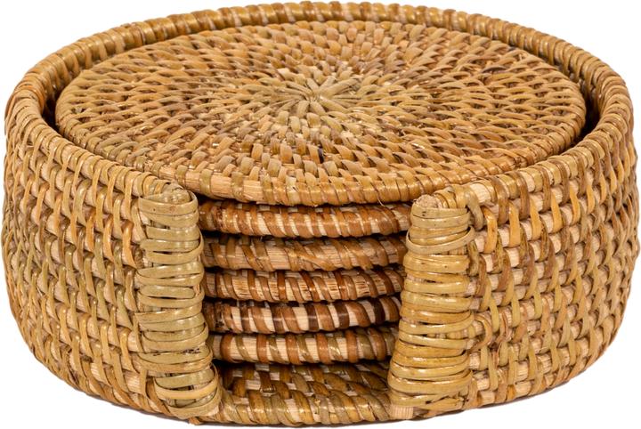 Produktbild Tiseco Untersetzer Rattan (Flaschenuntersetzer)