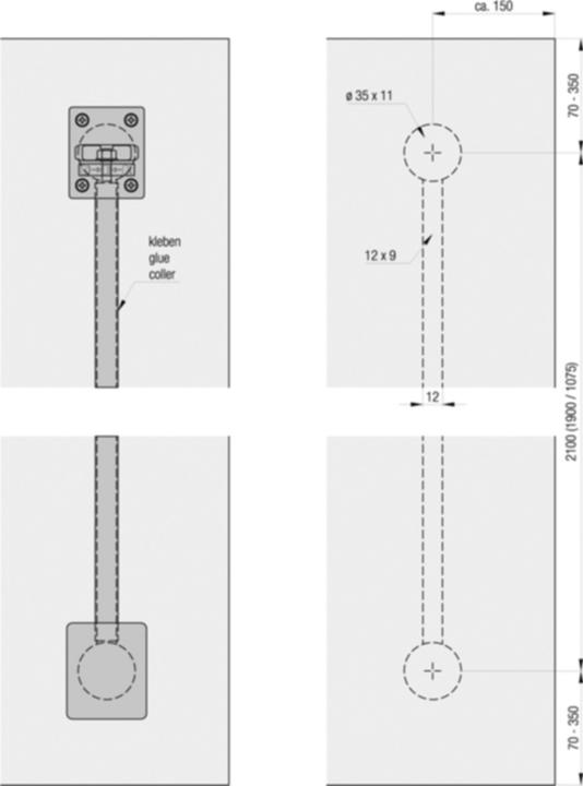 Produktbild HAWA Schiebetür-Ausrichtbeschläge