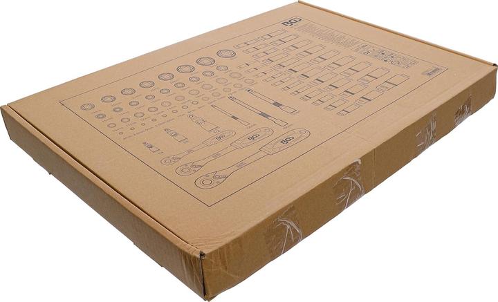 Actual product image BGS Tool Tray 3/3: Socket Set 80 pcs.