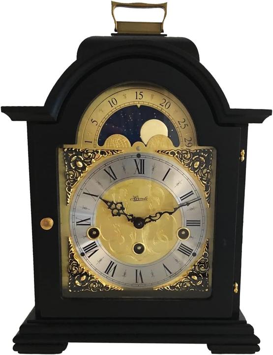 Hermle Horloge de table mécanique avec phase lunaire et carillon Westminster