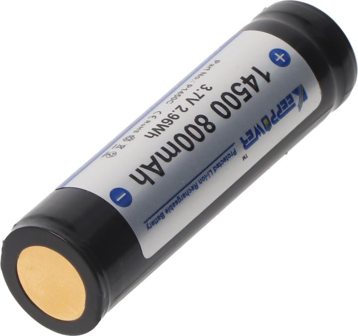 Actual product image Keeppower Akku 14500 (1 pcs., 14500, 800 mAh)