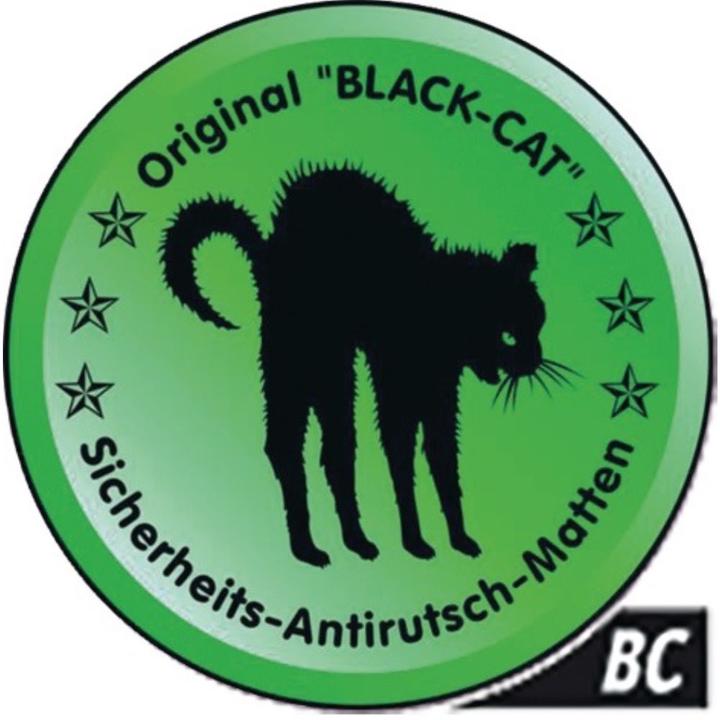 Produktbild Wado Sicherheitsantirutschmatte BLACK-CAT Original -BC- L0,8 m B1,2 m D3,3 mm 1 Matte