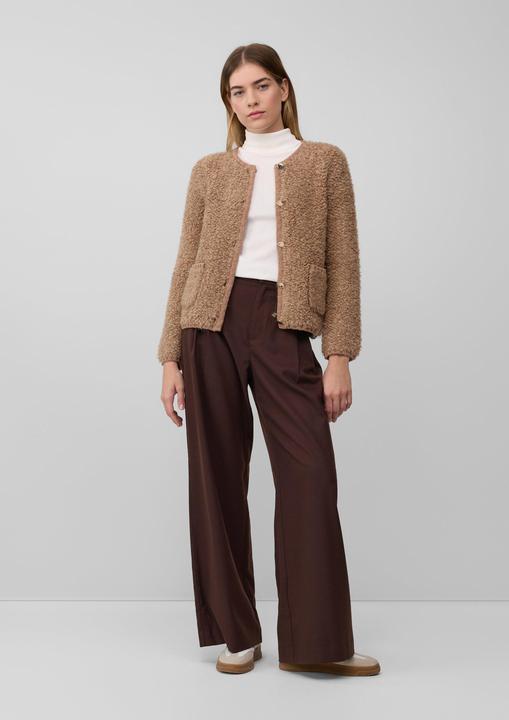 Produktbild s.Oliver Strickjacke Strickjacke im Relaxed Fit aus Alpakamix (36)