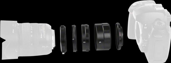 Actual product image Walimex Extension ring set macro for Nikon F