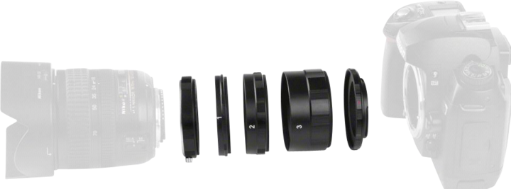 Produktbild Walimex Zwischenringsatz Makro für Nikon F