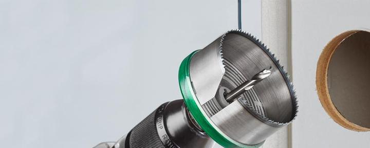 Actual product image kwb Hole saw 68100/depth 32/5 flanges (80 mm, 68 mm, 100 mm, 90 mm, 74 mm)