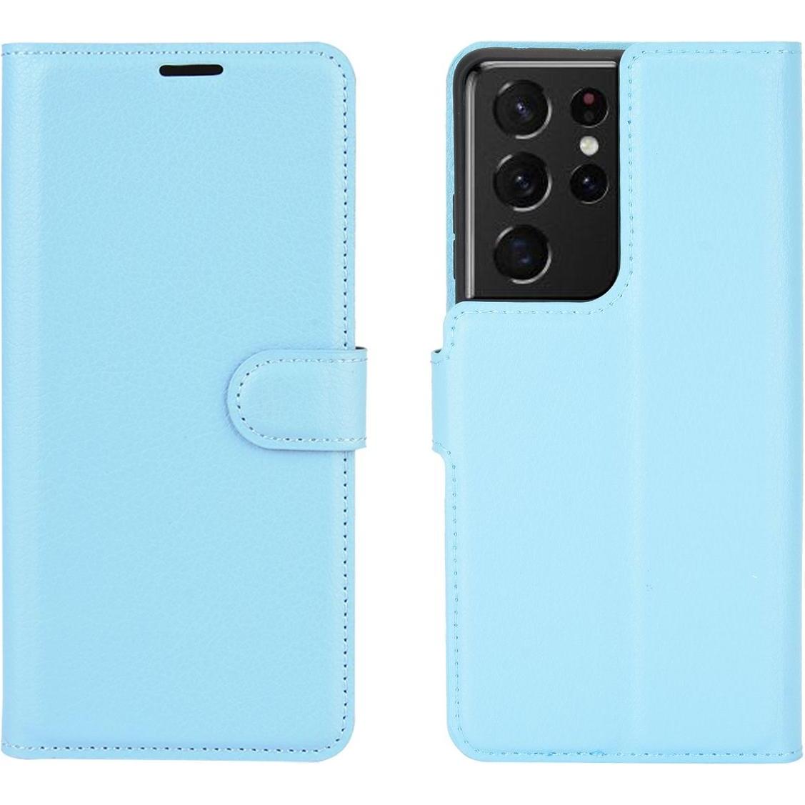 Thumbnail - König Design Hülle Handy Schutz für Samsung Galaxy S21 Ultra Case Cover Tasche Etuis Blau Neu (Samsung Galaxy S21 Ultra)...