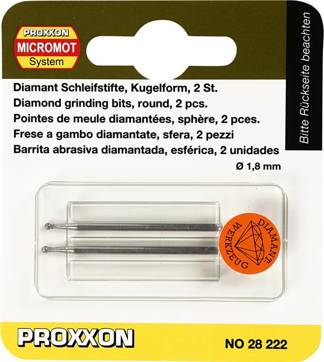 Productafbeelding Proxxon Diamant slijpstiftkogel 1,8 mm (K1'000)