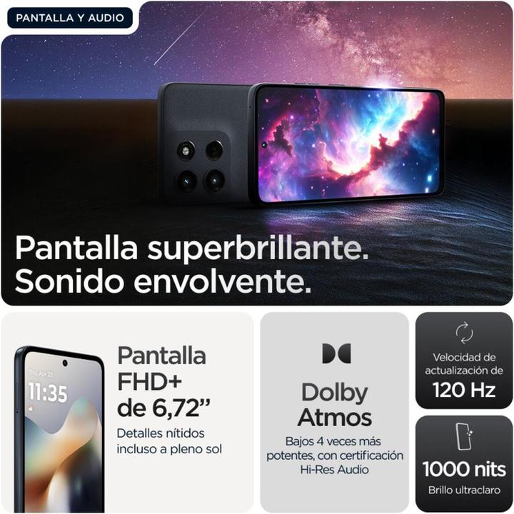 Produktbild Motorola Moto G56 (512 GB, Pantone Black Oyster, 6.72", Dual SIM, 5G)