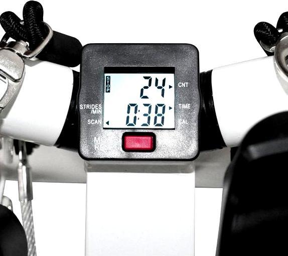 Produktbild HMS Diagonalstepper mit Kabel weiss und grün S3033