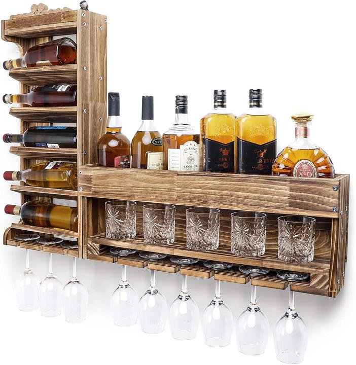 Produktbild Yorbay Weinregal (96 x 96 x 66 cm)