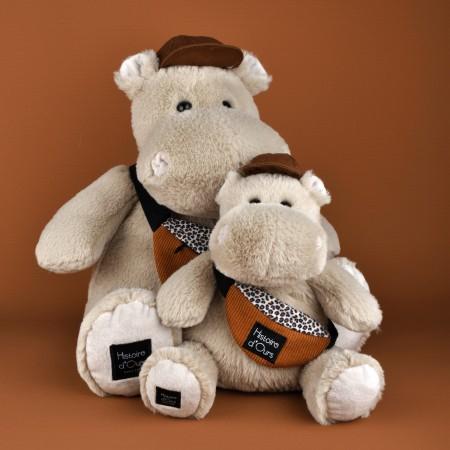 Produktbild Doudou et Compagnie Hippo beige, mit Mütze 20cm (20 cm)