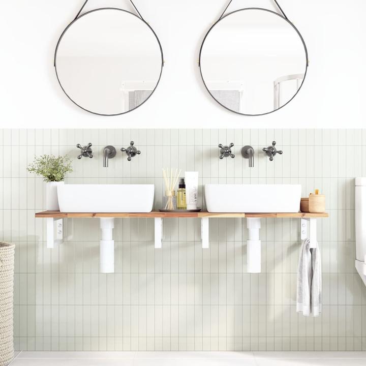 Image du produit vidaXL Étagère de lavabo murale et